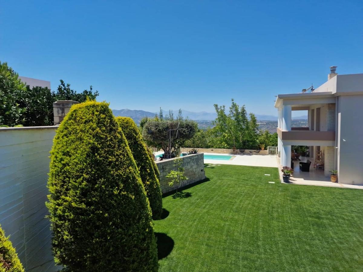 Blue Sky Villa In Crete Epano Vathia Exteriör bild