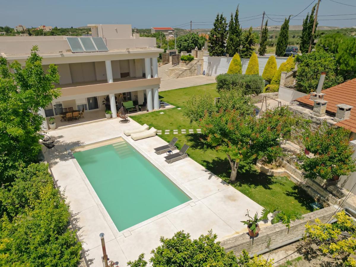 Blue Sky Villa In Crete Epano Vathia Exteriör bild