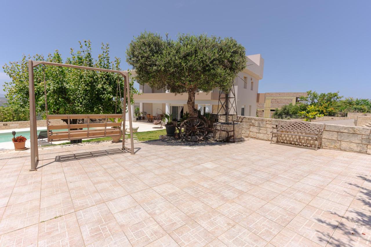Blue Sky Villa In Crete Epano Vathia Exteriör bild