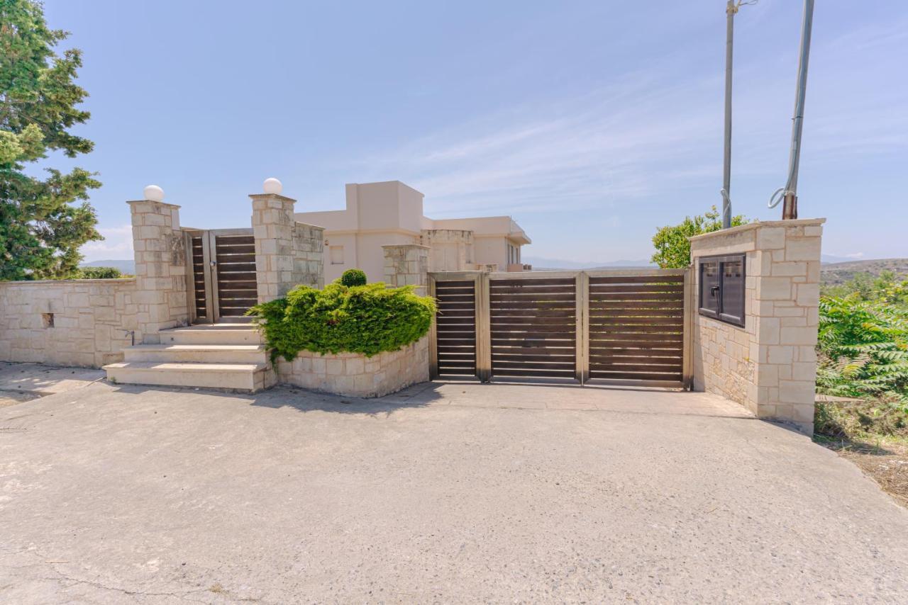 Blue Sky Villa In Crete Epano Vathia Exteriör bild