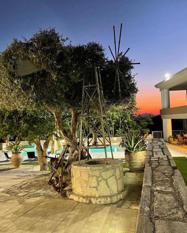 Blue Sky Villa In Crete Epano Vathia Exteriör bild