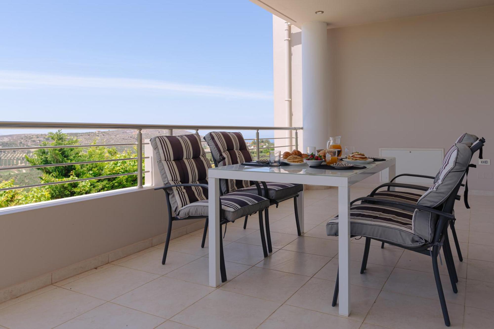 Blue Sky Villa In Crete Epano Vathia Exteriör bild