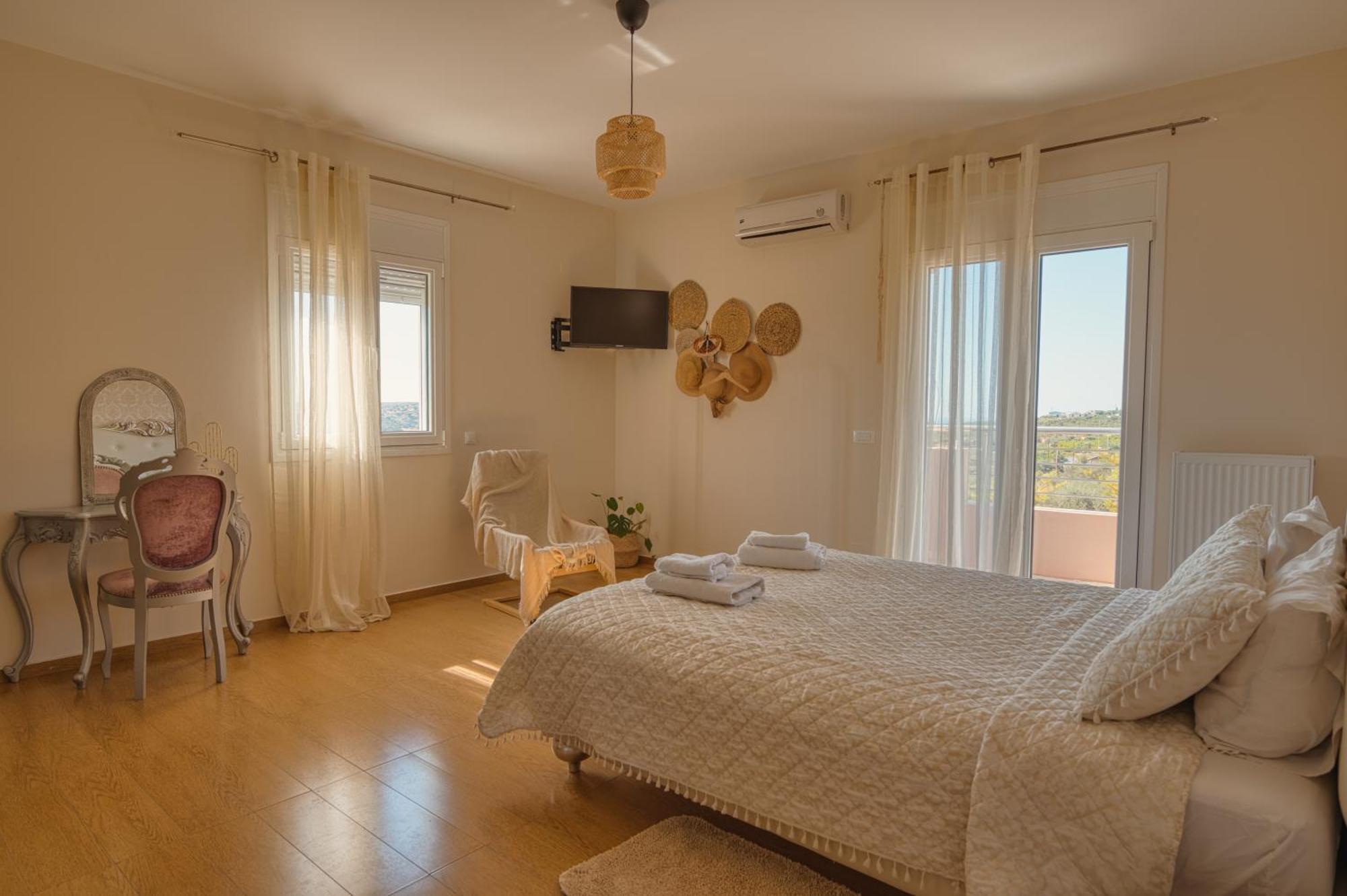 Blue Sky Villa In Crete Epano Vathia Exteriör bild